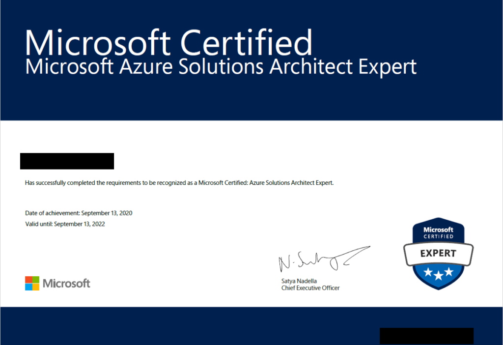 Azure 303 cert