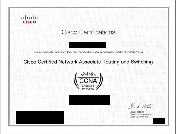 ccna cert